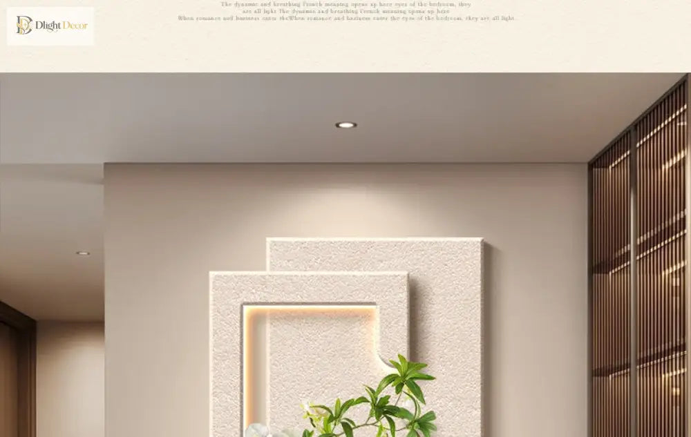 Dlight Decor LED Green Vase Wall Light for Hallways Wall Art