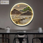 Dlight Decor Luxury Glow Round Wall Light for Interiors Wall Art