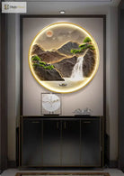 Dlight Decor Luxury Glow Round Wall Light for Interiors Wall Art