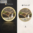 Dlight Decor Luxury Glow Round Wall Light for Interiors Wall Art