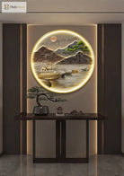 Dlight Decor Luxury Glow Round Wall Light for Interiors Wall Art
