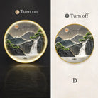 Dlight Decor Luxury Glow Round Wall Light for Interiors D / Dia 50cm / NON dimm warm light|Gold border Wall Art