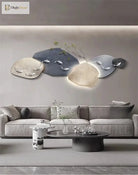 Dlight Decor 3D Nine Fish Wall Lamp Mural Art Wall Art