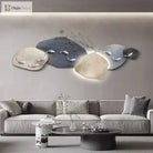 Dlight Decor 3D Nine Fish Wall Lamp Mural Art Wall Art