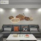 Dlight Decor 3D Nine Fish Wall Lamp Mural Art Wall Art