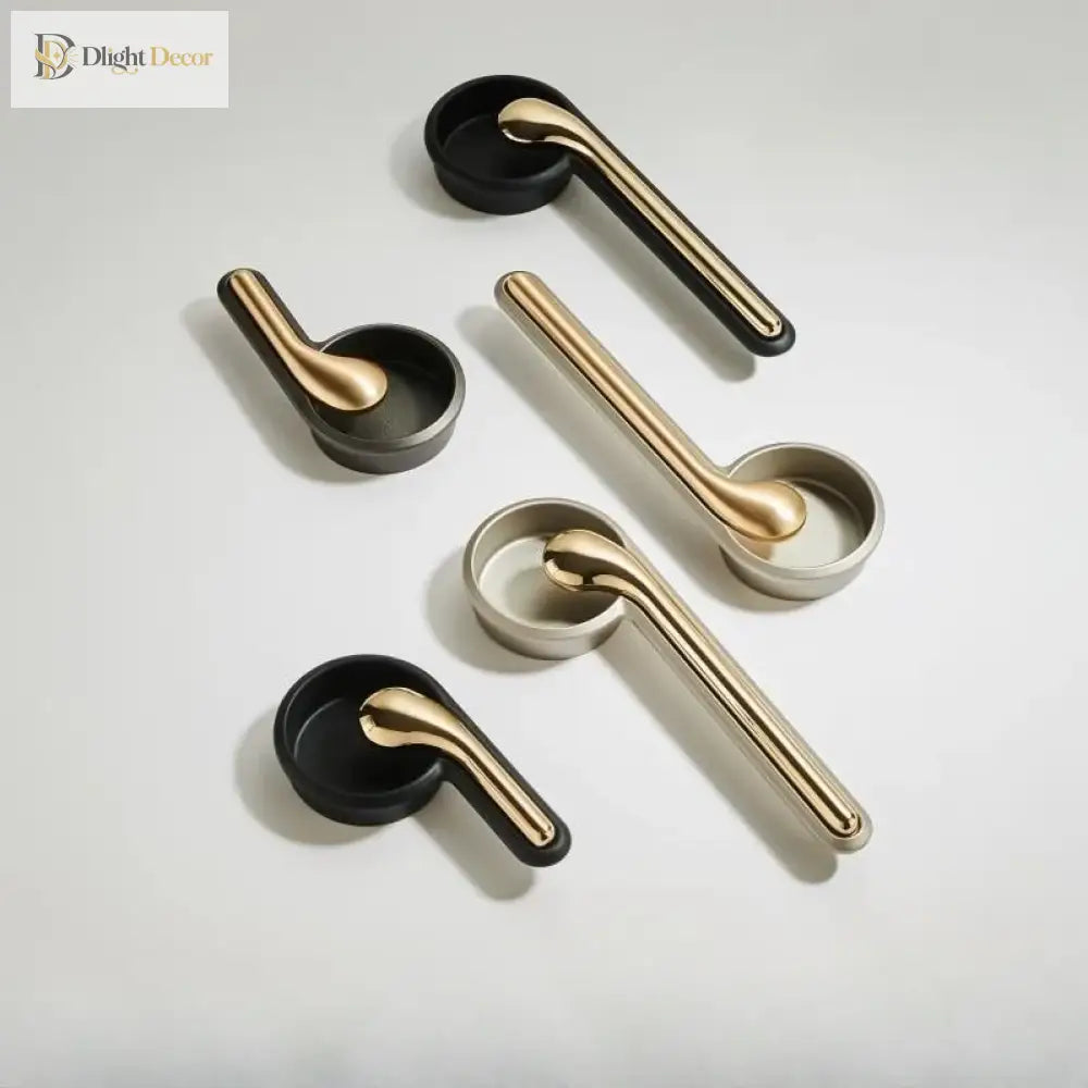 Modern Minimalist Zinc Alloy Cabinet Door Handle Handles