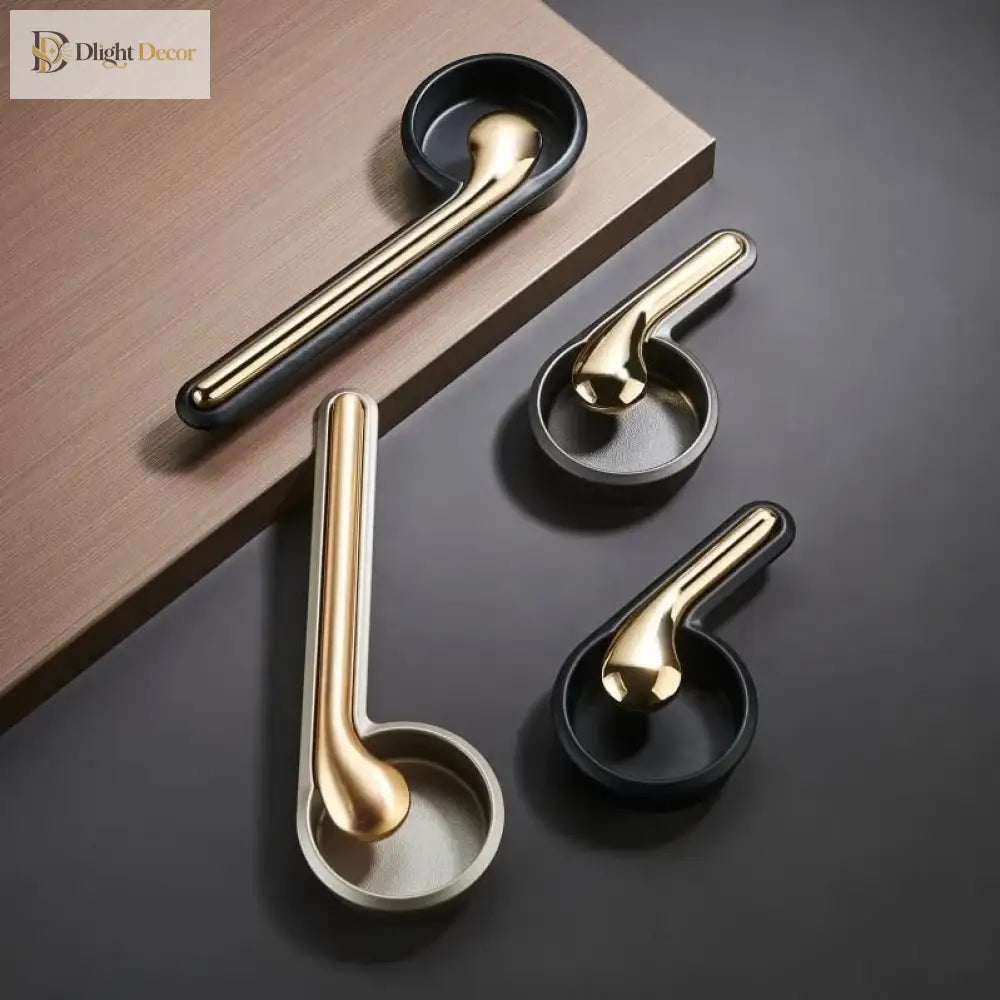 Modern Minimalist Zinc Alloy Cabinet Door Handle Handles
