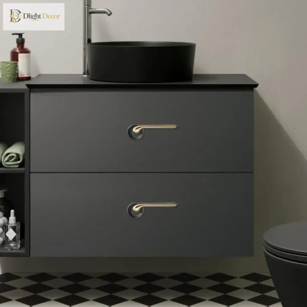 Modern Minimalist Zinc Alloy Cabinet Door Handle Handles