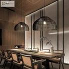 Modern Creative Handcrafted Rattan Art Lampshade Chandelier - Designer - Inspired Lighting Fixtures