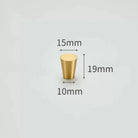 Modern Simple Solid Brass Cabinet Knobs – Wardrobe Handles and Kitchen Pulls 2 Knobs
