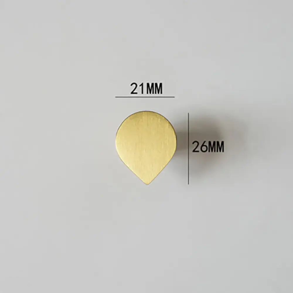 Modern Simple Wardrobe Handles – Brass Cabinet Knobs and Drawer Pulls for Furniture knob 1 Handle