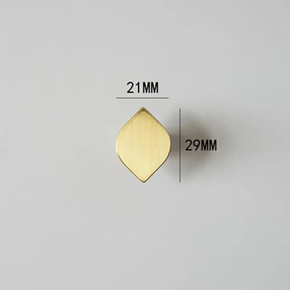 Modern Simple Wardrobe Handles – Brass Cabinet Knobs and Drawer Pulls for Furniture knob 2 Handle