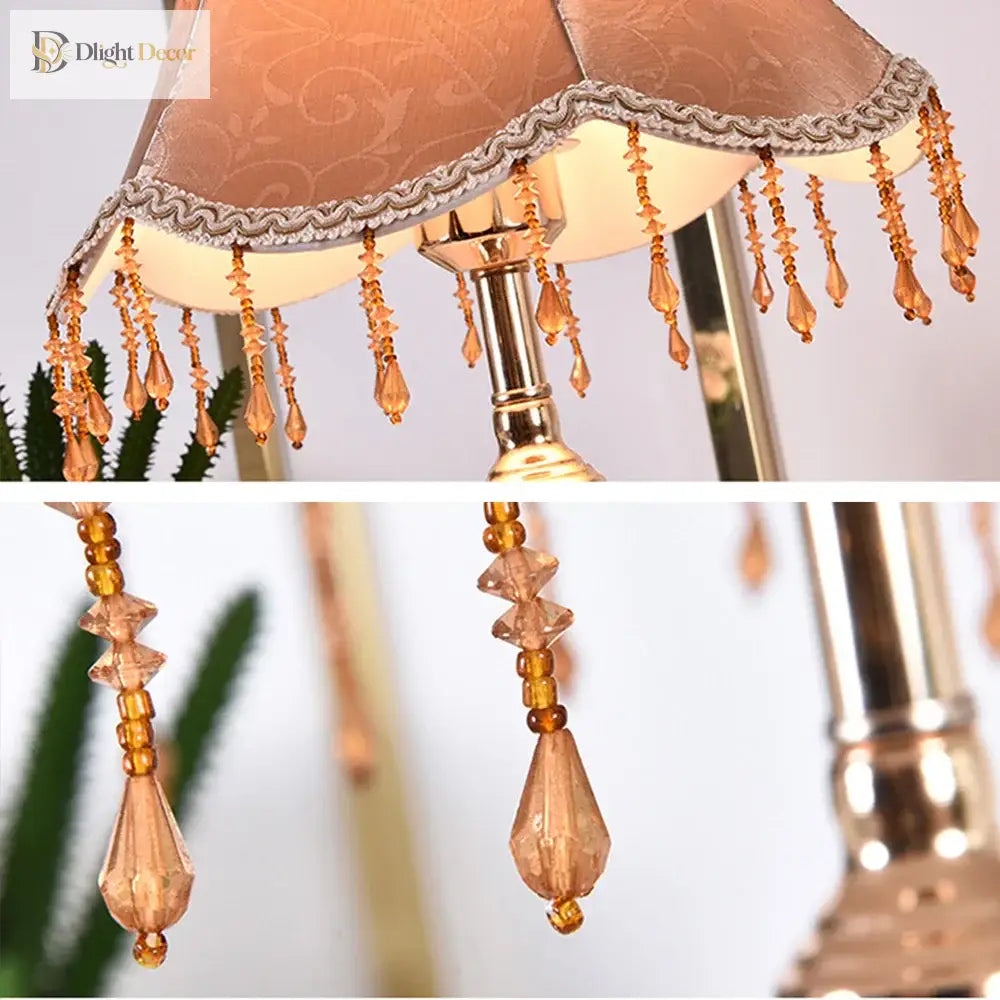 European Style Touch Table Lamp - Modern Romantic Decorative Lighting For Bedroom