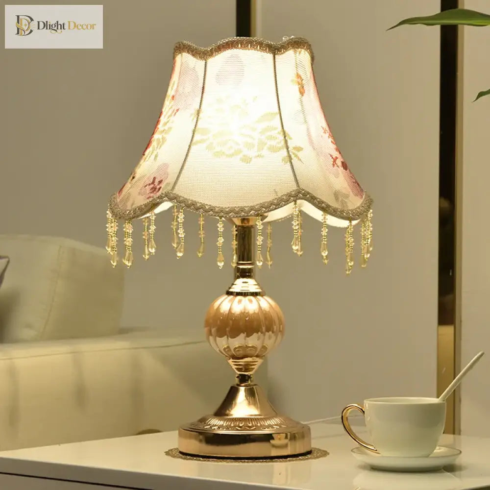 European Style Touch Table Lamp - Modern Romantic Decorative Lighting For Bedroom