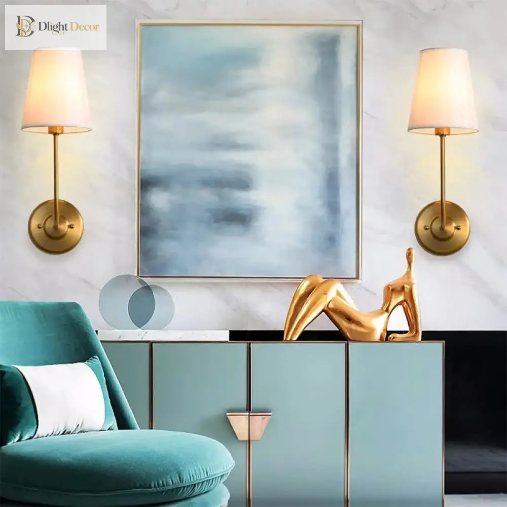 European Style Fabric E14 Wall Lamp - Elegance And Warmth For Any Space Wall Lamp