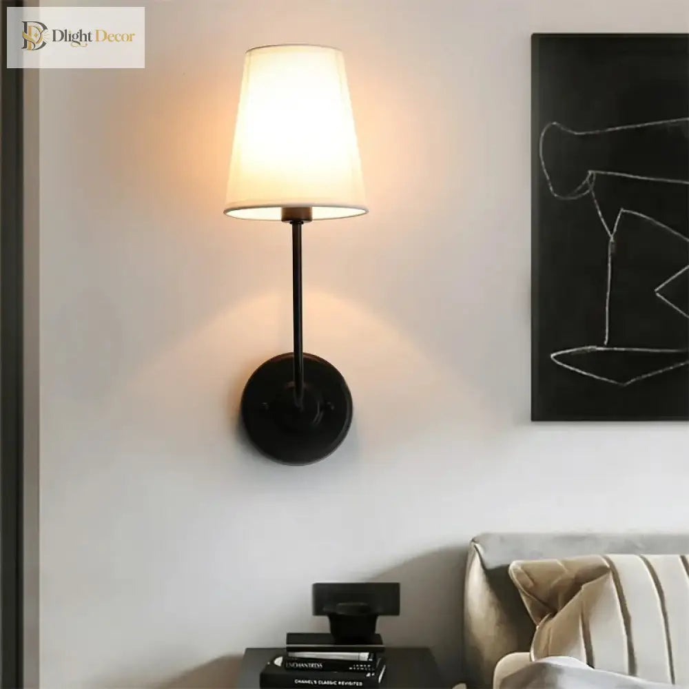 European Style Fabric E14 Wall Lamp - Elegance And Warmth For Any Space Wall Lamp