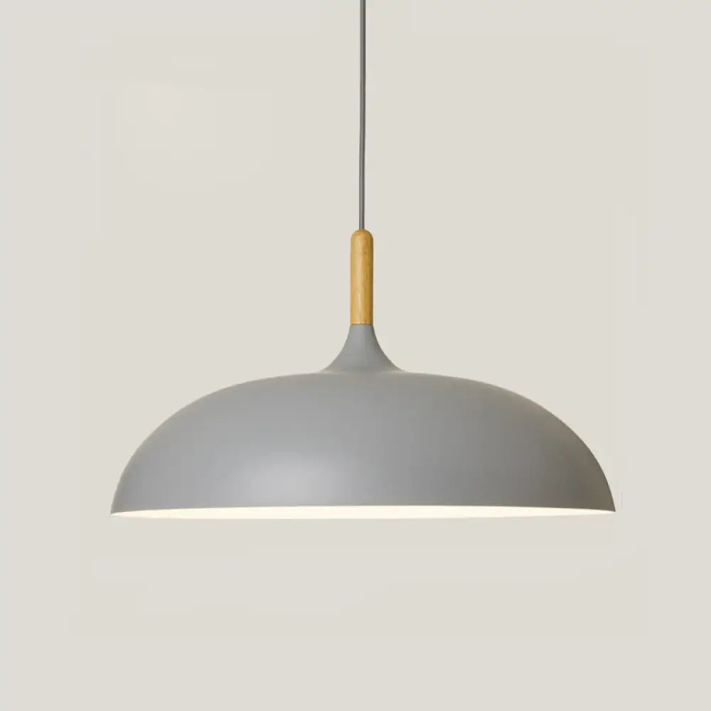 Modern Wood & Aluminum Pendant Light – configuration option 14