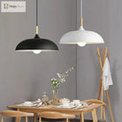 Modern Wood & Aluminum Pendant Light – product view 2