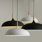 Modern Wood & Aluminum Pendant Light – product view 1