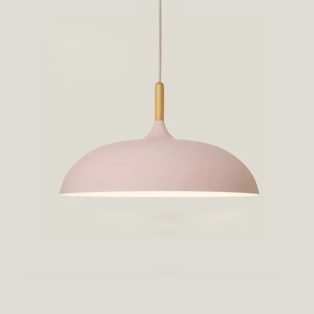 Modern Wood & Aluminum Pendant Light – configuration option 10