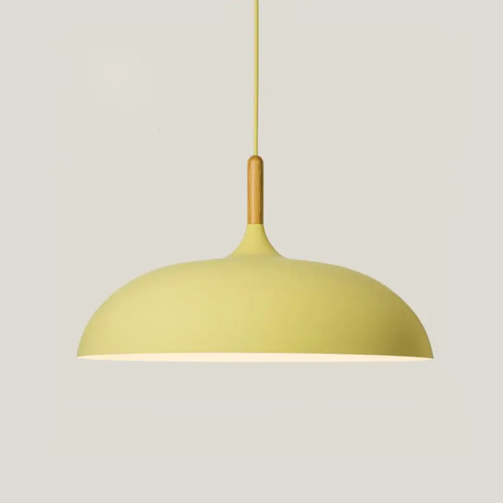 Modern Wood & Aluminum Pendant Light – configuration option 12