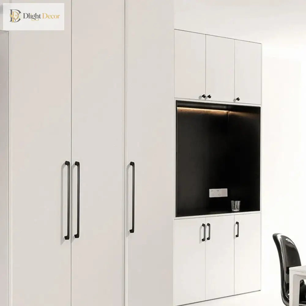 Modern Zinc Alloy Cabinet Handles - Kitchen Drawer Knobs for Wardrobes and Furniture Handles
