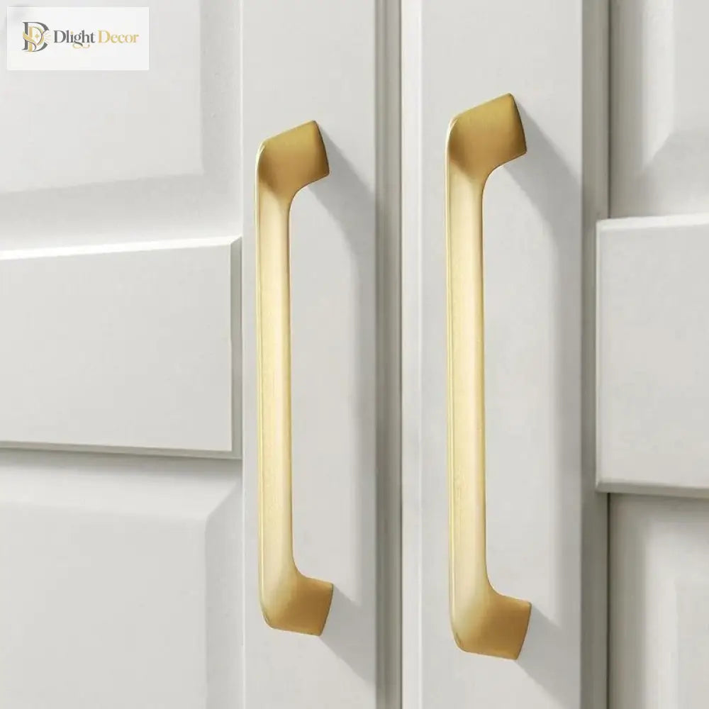 Modern Zinc Alloy Cabinet Handles - Kitchen Drawer Knobs for Wardrobes and Furniture Handles
