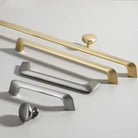 Modern Zinc Alloy Cabinet Handles - Kitchen Drawer Knobs for Wardrobes and Furniture Handles
