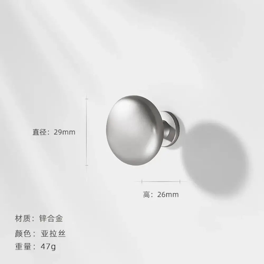Modern Zinc Alloy Cabinet Handles - Kitchen Drawer Knobs for Wardrobes and Furniture Nickel drawing s Handles
