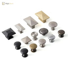 Modern Zinc Alloy Drawer Knobs - Single Hole Cabinet Handles for Dresser and Shoe Cabinets Knobs