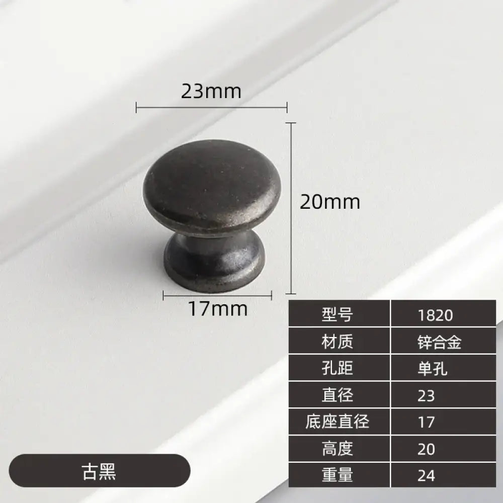 Modern Zinc Alloy Drawer Knobs - Single Hole Cabinet Handles for Dresser and Shoe Cabinets D Knobs