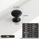 Modern Zinc Alloy Drawer Knobs - Single Hole Cabinet Handles for Dresser and Shoe Cabinets I Knobs