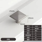 Modern Zinc Alloy Drawer Knobs - Single Hole Cabinet Handles for Dresser and Shoe Cabinets K Knobs
