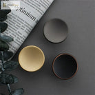 Modern Zinc Alloy Round Knob – Sleek Single Hole Furniture Handle Knobs