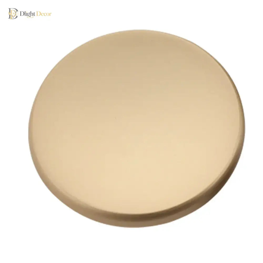 Modern Zinc Alloy Round Knob – Sleek Single Hole Furniture Handle Knobs
