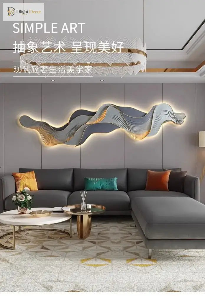 Dlight Decor Mountain LED Wall Art Light Panel Wall Art
