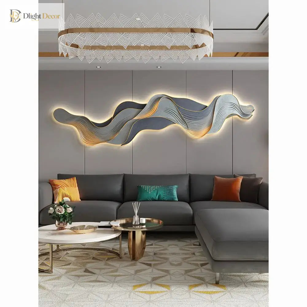 Dlight Decor Mountain LED Wall Art Light Panel Wall Art