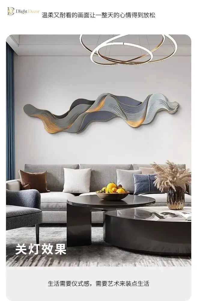 Dlight Decor Mountain LED Wall Art Light Panel Wall Art