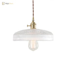 Natalie Vintage Clear Glass Pendant Lamp