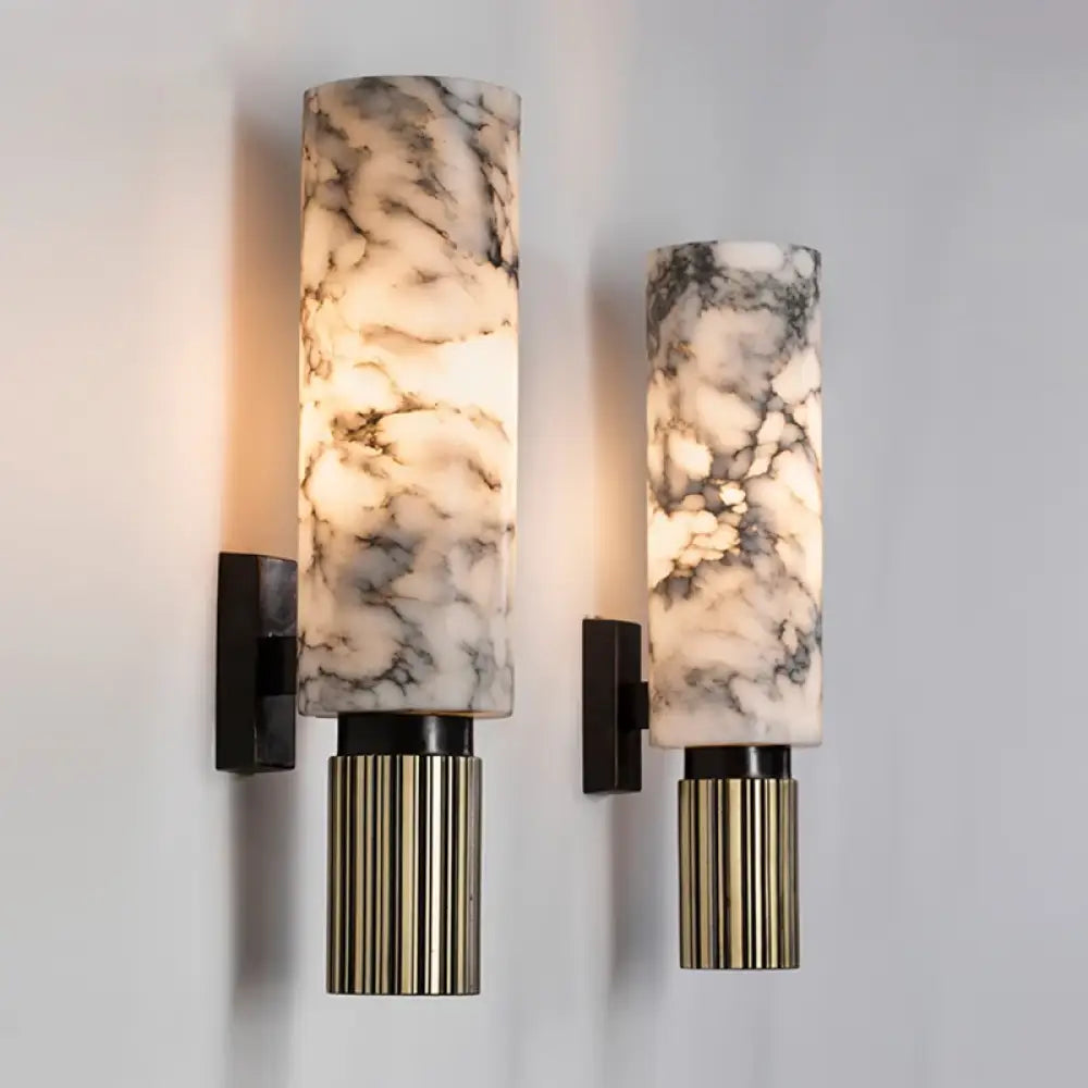 Natural Marble LED Wall Sconce – product view 1