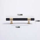 Natural Marble and Crystal T-Bar Cabinet Handles – Modern Brass Knobs for Kitchen Dresser and Furniture Pulls