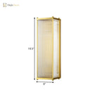 Nevaeh Modern Crystal Cuboid Wall Sconce: Light Up Your Space With Grace