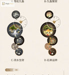 Dlight Decor Nine Fish Clock Wall Light Mural Wall Art