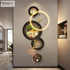 Dlight Decor Nine Fish Clock Wall Light Mural Wall Art