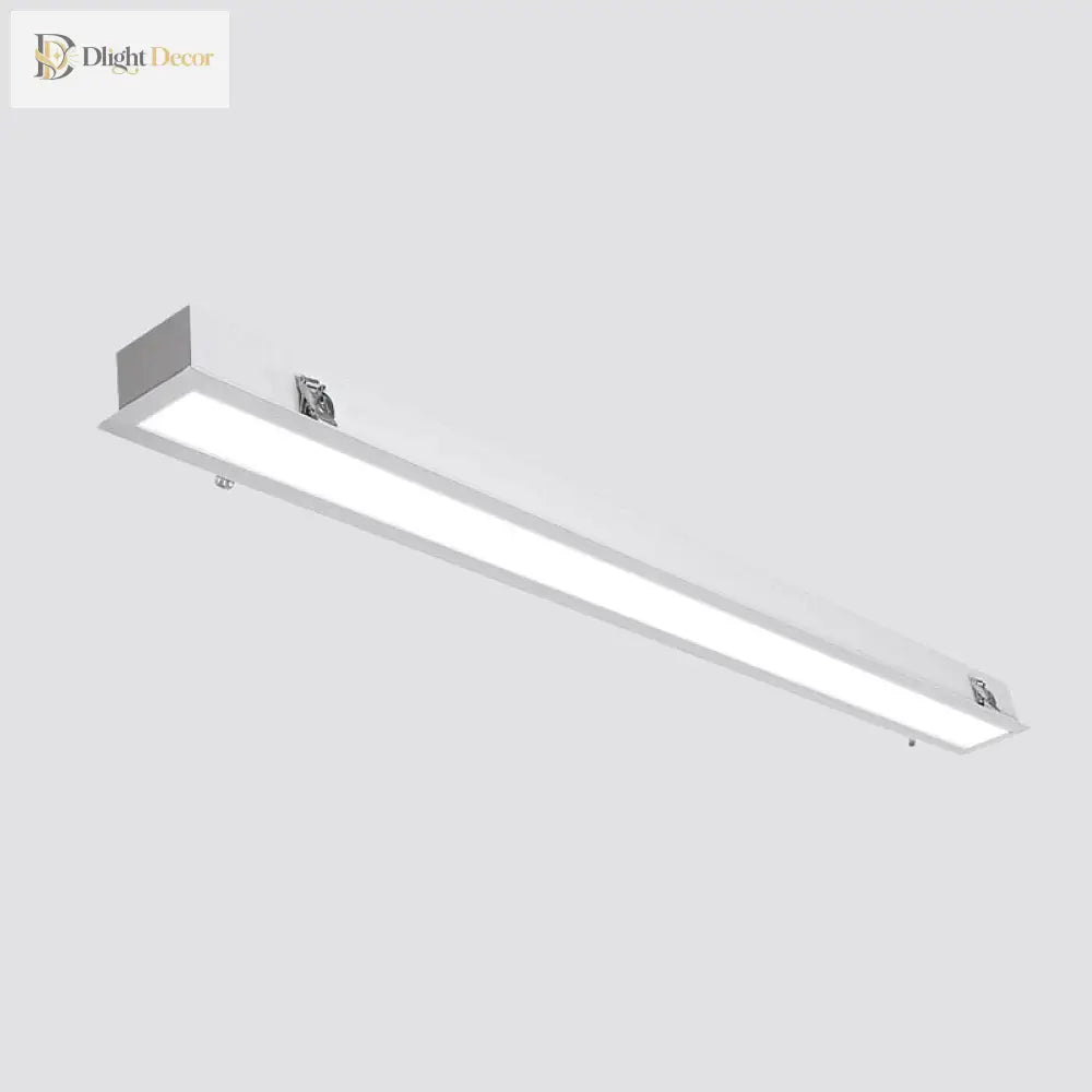 Nora Modern Led Light Bar - White Flush Mount In Multiple Sizes