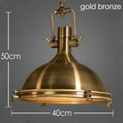 Nora Retro Metal Pendant Light – configuration option 9