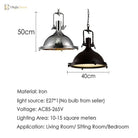 Nora Retro Metal Pendant Light – product view 4