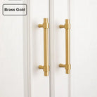 Nordic Brass Furniture Handles – Gold Black Chrome Cabinet Bar Pulls (50mm-500mm) Brass gold / 265mm x 224CC Handles