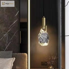 Nordic Pendant Light Gold Luxury Italian Design Crystal Dining Room Kitchen Suspension Indoor