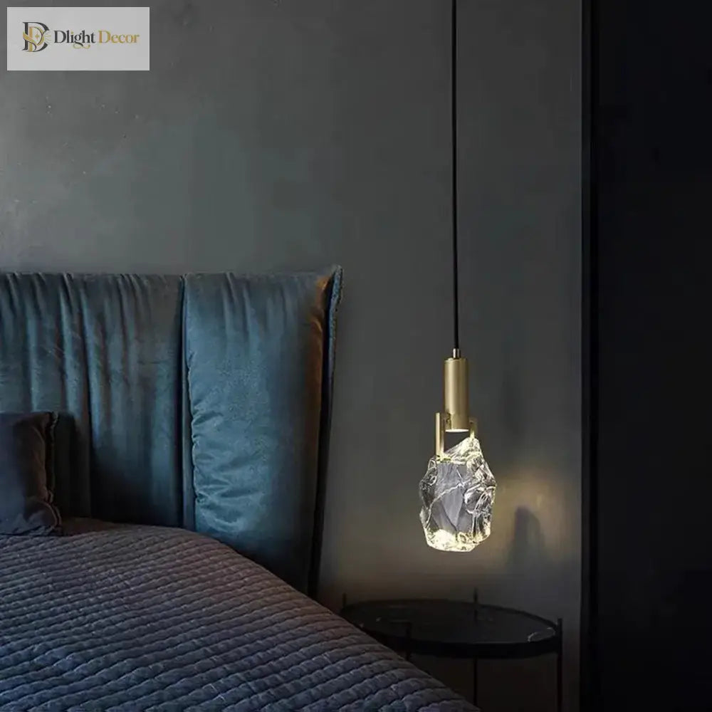 Nordic Pendant Light Gold Luxury Italian Design Crystal Dining Room Kitchen Suspension Indoor